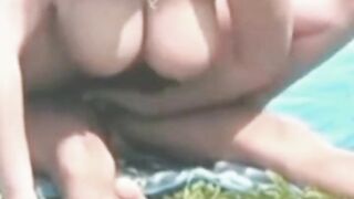 Mature MILFs Take Turns on a Lucky Young Stud Outdoors