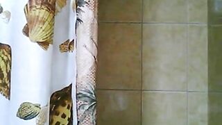 Latina Anal Play in the Bathroom