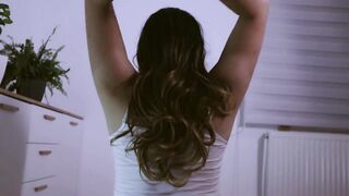 Big-Breasted MILF Gives POV Blowjob After Workout -2