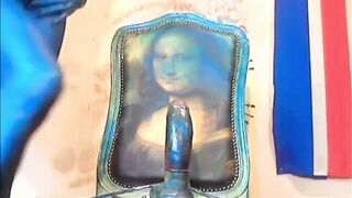 Costa Rican Interracial Sex with Toys on Webcam