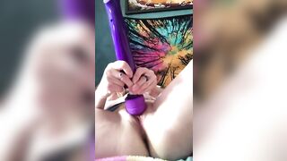 Playing with My Pussy and Sex Toy to Multiple Orgasms