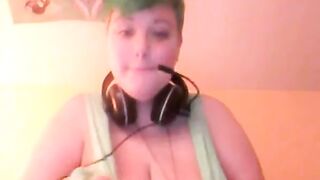 Busty BBW Amateur Babe on Webcam