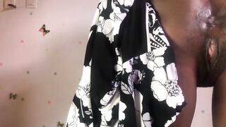 Sexy Ebony Amateur in Swimsuit & Dresses