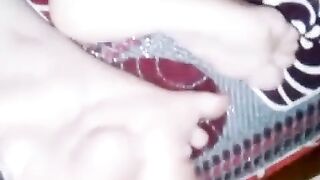 Arab Girl's Hot Milk and Feet Webcam Show