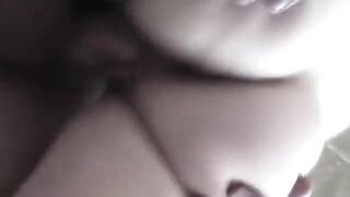 Amateur Hairy Couple in Homemade Doggy-Style Action