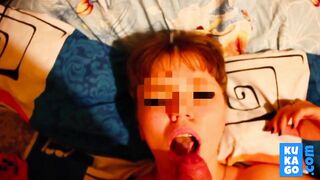 Big-Titted Amateur MILF Takes on a Big Cock for a Rough Blowjob