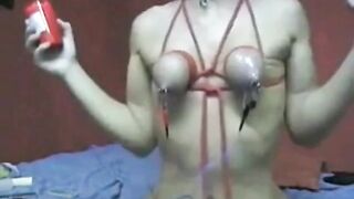 Bondage Play on Webcam: BDSM Titillation