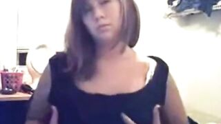 Big-Titted Nerdy Webcam Girl