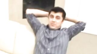 Double Creampie Amateur Threesome with a Brunette