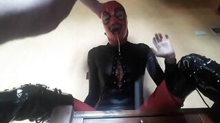 Leather-clad MILF gets a rough fuck and a massive creampie