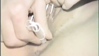 Five Tampons Amateur Pussy Video