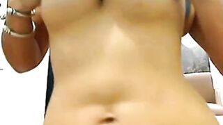 MILF Latina with Big Tits on Webcam