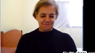 Big-Titted Granny Slut on Webcam
