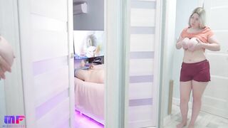 Stepdaughter with big tits spies on stepdad part 6