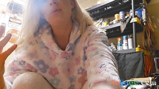 Smoking Babe Jerks You Off