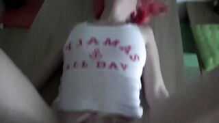 Redhead Teen's First Rough Anal Creampie