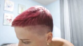 Blonde Russian Babe in Solo Webcam Show