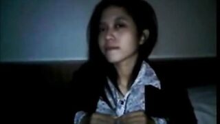 Big-Titted Indonesian Amateur Babe in Lingerie