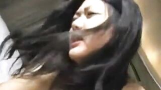 Cute-Eyed Asian Amateur's Hardcore Dildo Session