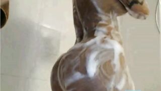 Big Booty Latina With Huge Tits In The Shower