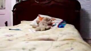 Webcam Girl Plays with Dildo