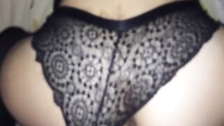 Petite French Amateur Morning Doggy Style with Creampie