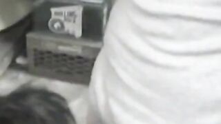 Korean Ex-Model Gives Blowjobs in a Bar's Basement