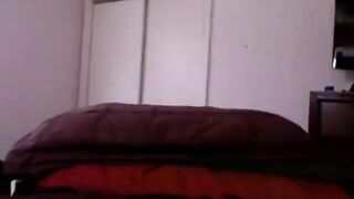 Busty Black Babe Plays with Herself on Webcam