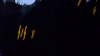 Public Handjob Leads to Big Cumshot in the Middle of the Road