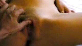 Beautiful Malay babe with hairy pussy and unattractive BF