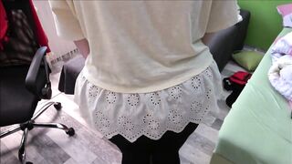 POV: Fucking My Big-Ass 18yo Step-Sister - BBW Blonde Smoker