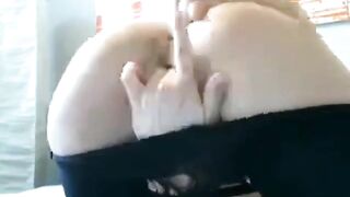 Double Penetration Fingering Orgasm on Webcam