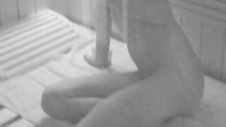 Slim European Girl Filmed and Fucked in the Sauna