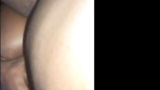 Big Black Booty Backseat Amateur Doggy Style Action -2