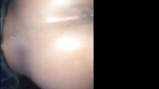 Big Black Booty Backseat Amateur Doggy Style Action -2