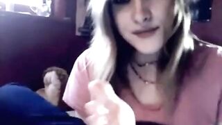 Spitting on My Feet: Amateur's Webcam Foot Fetish