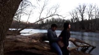 Outdoor Sex with my 18yo Amateur Girlfriend