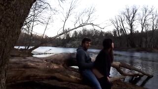 Outdoor Sex with my 18yo Amateur Girlfriend