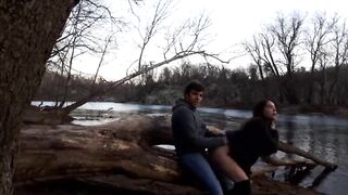 Outdoor Sex with my 18yo Amateur Girlfriend