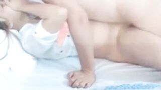 Hot Colombian Blonde Couple's Webcam Fuck