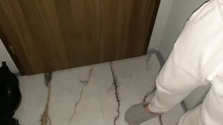 Risky Shower Time - Big Tit Amateur Handjob