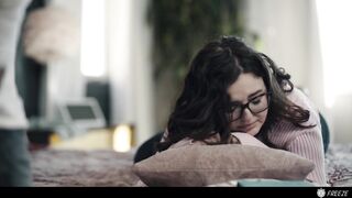 Step Daddy Freezes Stepdaughter And Fucks Her To Multiple Orgasms