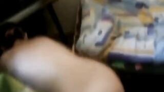 Naked Russian Girl Cleans the Floor