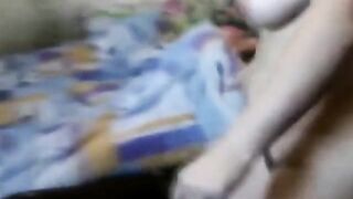 Naked Russian Girl Cleans the Floor