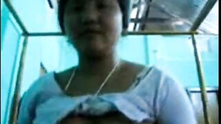 Amateur Asian Boy with a Mature Woman