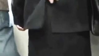 Public Train Sex with Japanese Amateur