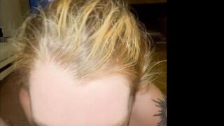 Ginger Teen Deepthroats Big Cock for a Sloppy POV Blowjob