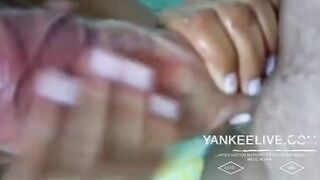 Blonde Amateur Gives a Thick Cock a Slobbery Treat