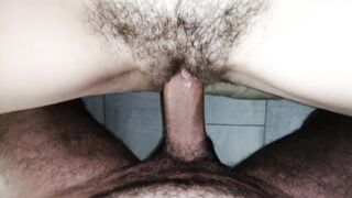Hot Cum for a Hairy Pussy - Amateur Creampie -2