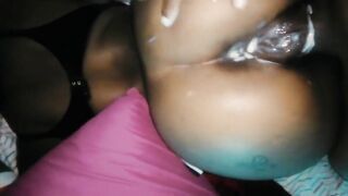 Black American Amateur in POV Doggy-Style Action with a BBC